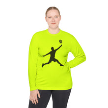 Basketball Jump Silhouette Long Sleeve Tee