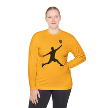 Basketball Jump Silhouette Long Sleeve Tee