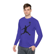 Basketball Jump Silhouette Long Sleeve Tee