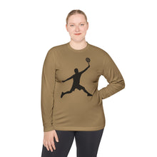 Basketball Jump Silhouette Long Sleeve Tee