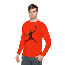 Basketball Jump Silhouette Long Sleeve Tee