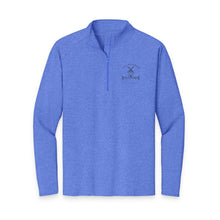 Embroidered Golf Crest Quarter-Zip Pullover