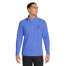 Embroidered Golf Crest Quarter-Zip Pullover