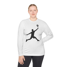 Basketball Jump Silhouette Long Sleeve Tee