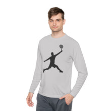 Basketball Jump Silhouette Long Sleeve Tee