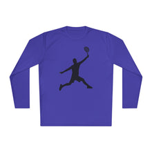 Basketball Jump Silhouette Long Sleeve Tee