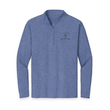 Embroidered Golf Crest Quarter-Zip Pullover