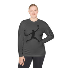 Basketball Jump Silhouette Long Sleeve Tee