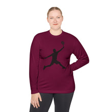 Basketball Jump Silhouette Long Sleeve Tee