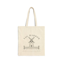 Sag Harbor Tennis Canvas Tote — Windmill Graphic Cotton Market Bag