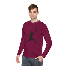 Basketball Jump Silhouette Long Sleeve Tee