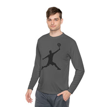 Basketball Jump Silhouette Long Sleeve Tee