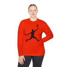 Basketball Jump Silhouette Long Sleeve Tee