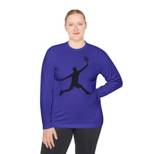 Basketball Jump Silhouette Long Sleeve Tee