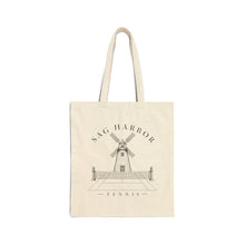 Sag Harbor Tennis Canvas Tote — Windmill Graphic Cotton Market Bag