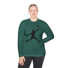Basketball Jump Silhouette Long Sleeve Tee