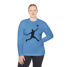 Basketball Jump Silhouette Long Sleeve Tee
